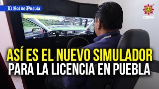 Just like a video game! This is what the Puebla driver's license simulator looks like. screenshot 1