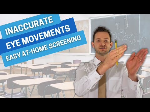 Inaccurate Eye Movement Screening