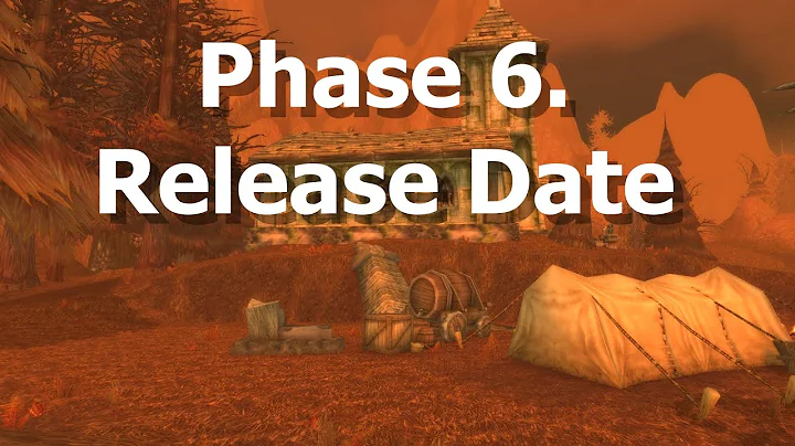 WoW Classic--Phase 6. Release Date-- Naxxramas Attunement