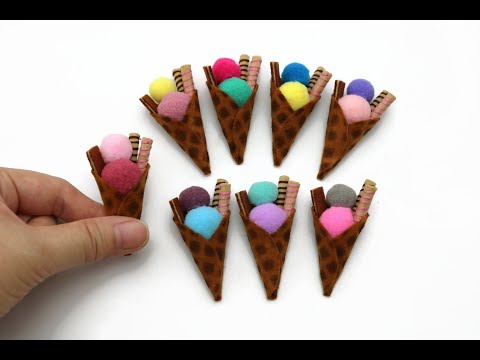 How to make Miniature Chocolate Ice cream Cones Recipe