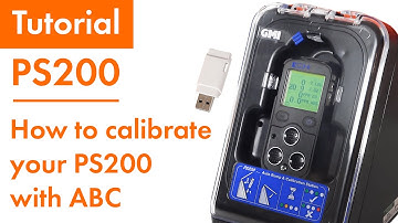 How to calibrate your PS200 with ABC