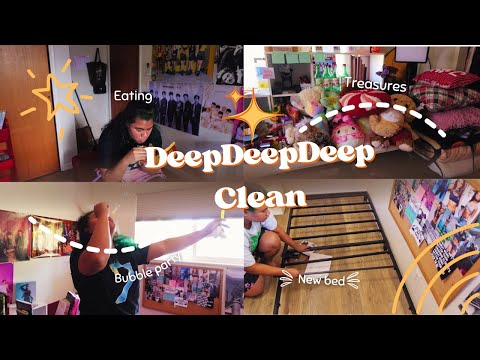 End of the month deep deep deep cleaning my room