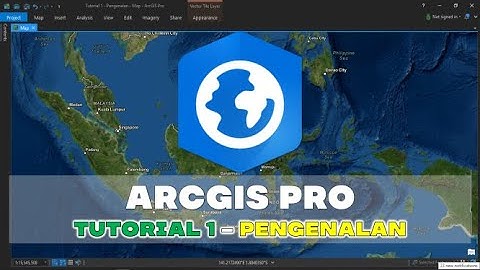 Arcgis Pro - Tutorial 1 - Pengenalan