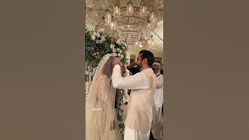 Mohsin & Farina 1st Look After Nikkah| Pakistani Nikkah Highlights #shorts #nikkah #pakistaniwedding