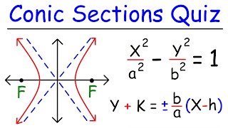 Conic Sections Quiz - Parabolas, Hyperbolas, Ellipses, & Circles