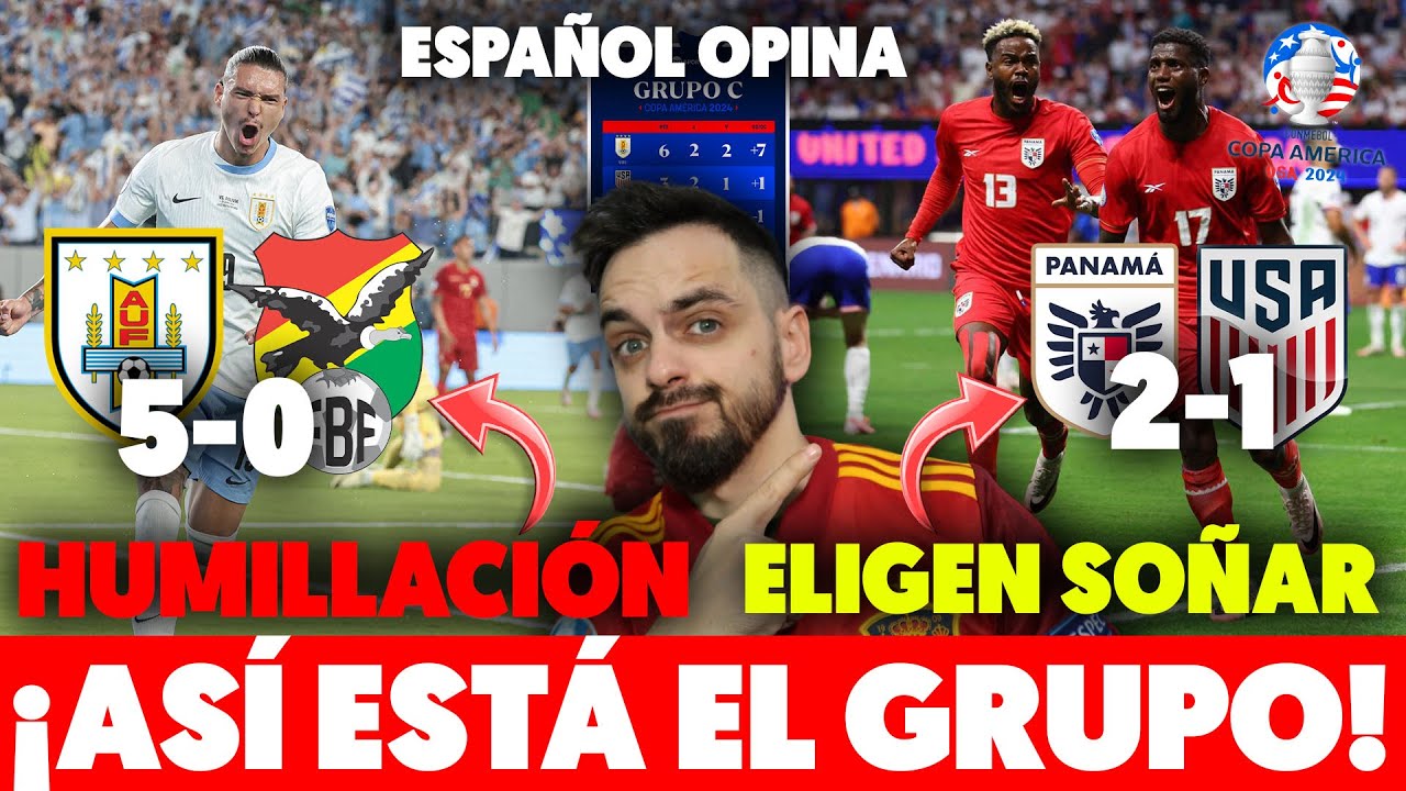 ¡URUGUAY DA MIEDO! HUMILLACIÓN a BOLIVIA 5-0 y PANAMÁ ELIGE SOÑAR tras GANAR a EEUU 2-1 COPA AMÉRICA