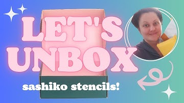 UNBOX WITH ME! Sashiko Stencils from  #ALIEXPRESS Cool NEW Designs!