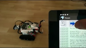 mindstorms EV3 Plugin für ProLern für Android