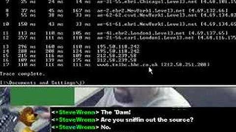 Playing with Tracert