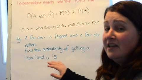 Ms Tyler-Cole  - Probability Lesson 3 - Independent Events