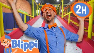 Kidsville | Blippi! | Preschool Learning | Moonbug Tiny TV