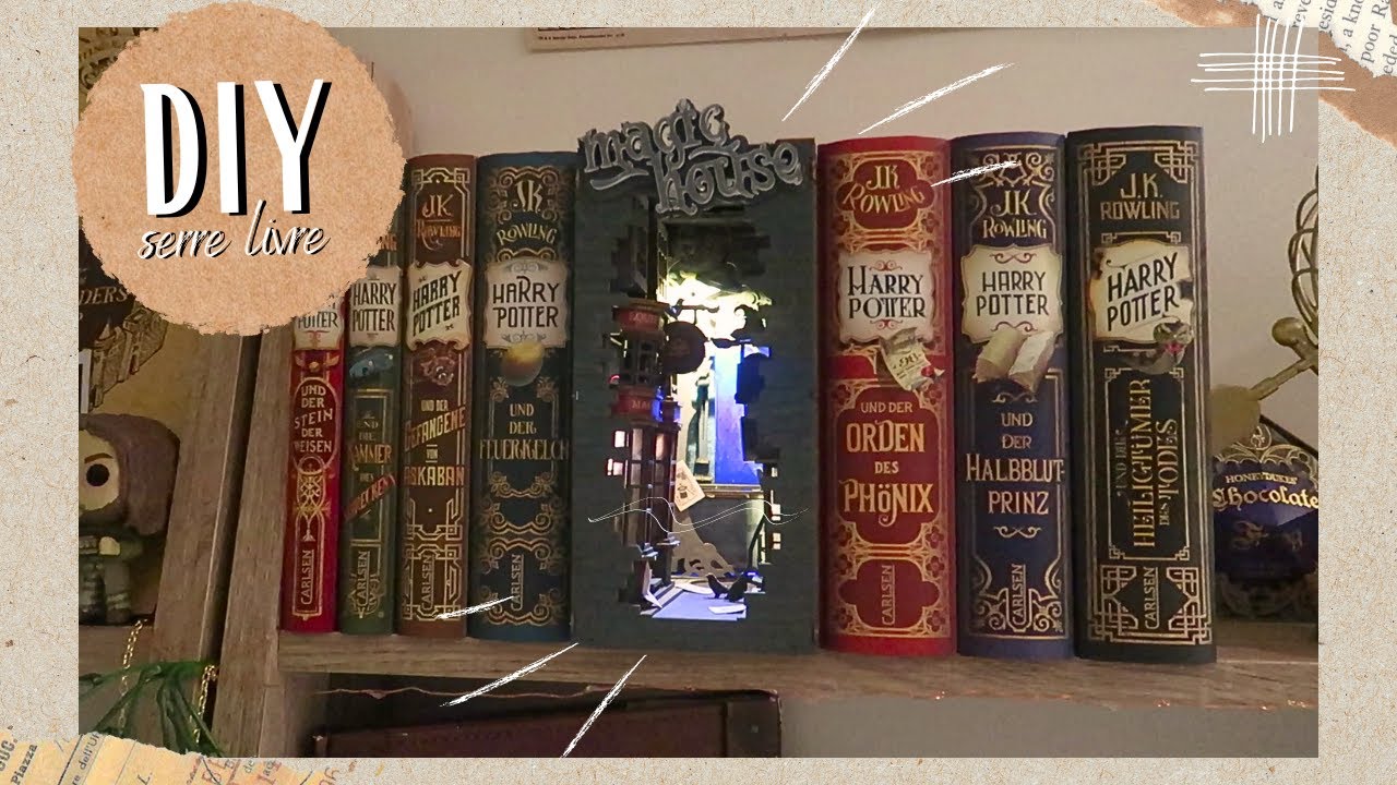 DIY : serre livre Harry Potter à construire