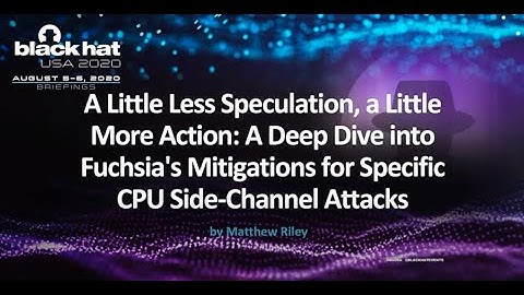 A Little Less Speculation, a Little More Action: Deep Dive into Fuchsia