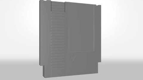 3D NES Console Project - Cartridge Turntable