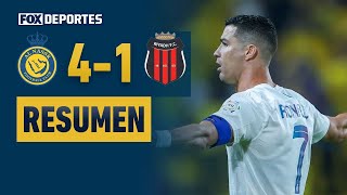 Thumbnail for 😎🔥 PARTIDAZO DE CR7 | Al Nassr 4-1 Al Riyadh | HIGHLIGHTS | Jornada 16 | SPL 2023