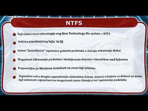 #ntfs #exfat #fat Sta je fajl sistem