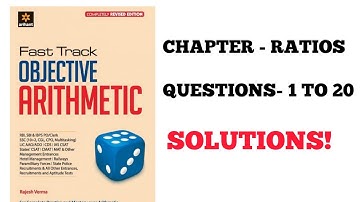 ||RATIOS|| 1 to 20 (Arihant