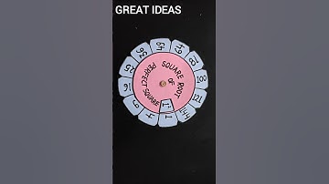 Square root of perfect Square maths working model #squarerootproject #mathsworkingmodel  #shorts