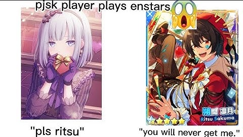 Confused scared proseka player plays enstars for the first time