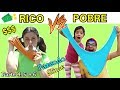 RICO VS POBRE FAZENDO SLIME / AMOEBA ( Parte 4, 5 e 6 ) SLIME GIGANTE !!