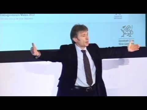 Bruce Dickinson speaking at Entrepreneurs Wales 2012