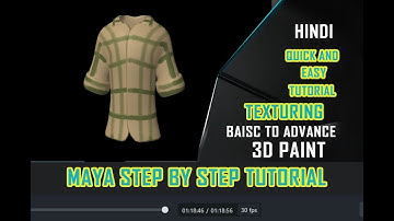 maya tutorial : 3d paint tool maya