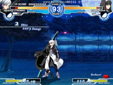games people play Melty Blood Actress Again Current Code Ver. 1.07 - H-Riesbyfe Stridberg Arcade Mode Story A Part 1