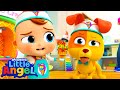 Yucky Ice Cream with Bingo and Baby John | Animal Video | Little Angel Kids Songs and Nursery Rhymes