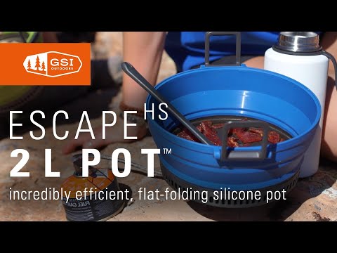 video: GSI Outdoors | Escape 2L Pot - Collapsible Silicone Cookware