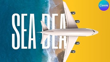 Travel Intro Animation | Text Reveal Effect | Canva design