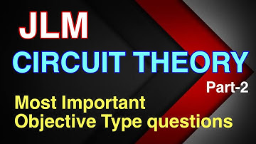 TSSPDCL JLM OBJECTIVE QUESTIONS ON CIRCUIT THEORY PART 2