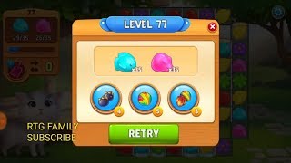 Meow Match Виде для детей LEVEL 77 fun match 3 cat decorating game in HD screenshot 5