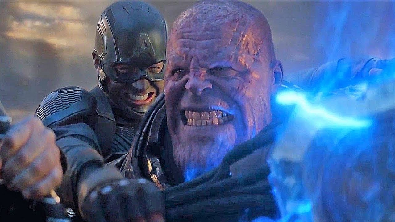 Captain America VS Thanos in Hindi - Avengers Endgame Final Battle Clip ...