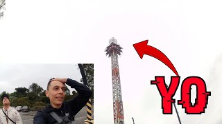 I went on the tallest mechanical ride in Antioquia (Mega Drop) Comfama