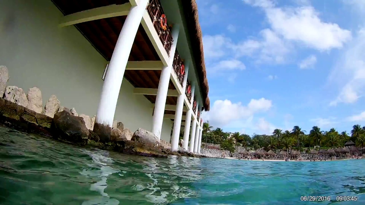 Snorkeling the inlet Occidental Xcaret Destinations YouTube