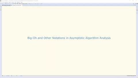 CMPE160 (Object Oriented Programming): Chapter 4 - Section 3 - Big Oh Notation