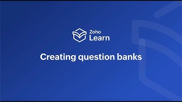 Creating question banks