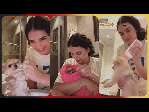 سنابات ميس دعاء فقرة ترويش كلبتها اليونا ميس دعاء