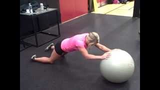 Swiss Ball Crawl Outs - Geoff Morehart Fitness