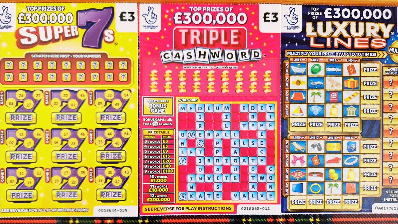 a mix of £3 lotto scratch cards to play #lottery #scratch #scratchcards ...