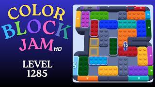 Color Block Jam Level 1285 Solution Walkthrough