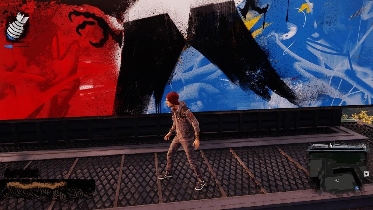 Ps5 inFAMOUS Second Son_Gebiet Paramount 100% berfreit in 4K/60fps