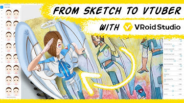 How I Made My Own VTuber Model in Vroid Studio! | Timelapse Part 1