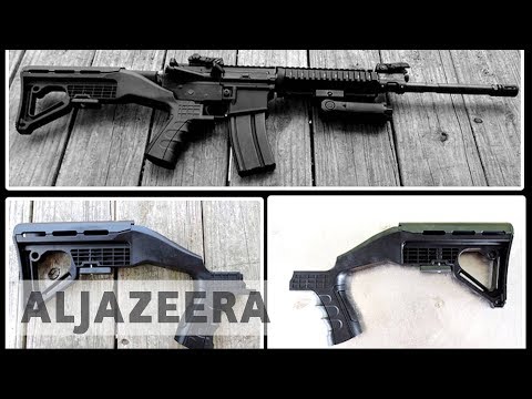 How was the Las Vegas shooter able to modify his guns?