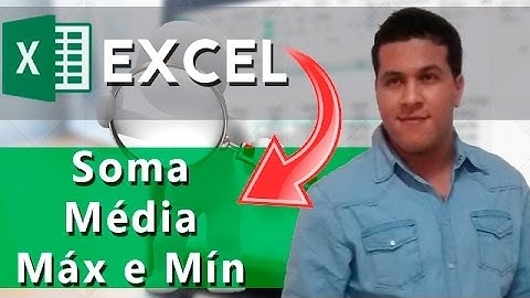 EXCEL BÁSICO → Funções: Soma, Média, Maximo e Min