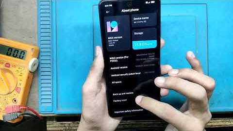 Mi 11X Pro 5G DPI OPTION ON