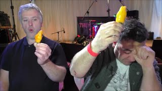 Chilli Eating Contest Burton Chilli Festival 2015 !Vomit!