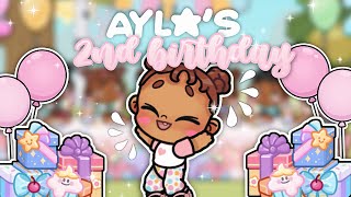 Ayla’s 2nd birthday party *so adorable* 🥹🎉 || *with voice* 🔊 || avatar world 🌍