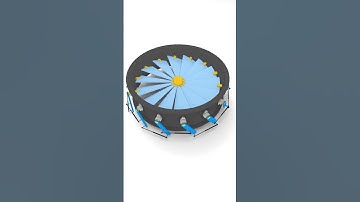 Vortex Damper Mechansim #mechanical #engineering #mechanism #cad #solidworks #fusion360