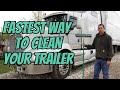 Fastest Way To Clean Your Trailer &amp; $9 Load at Landstar - Owner Operator Trucking